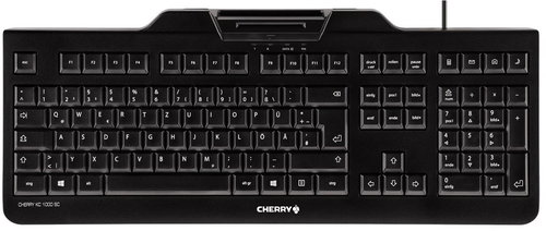 CHERRY CONTACT SMART CARD KEYBOARD QUERTZU - Klávesnice - Main image
