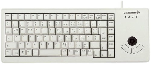 CHERRY COMPACT TRACKBALL KEYBOARD GREY - Keyboard - Main image