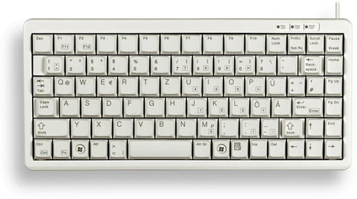 CHERRY CHERRY G84-4100 COMPACT KEYBOAR PAN-NORDIC LAYOUT WHITE - Keyboard - Main image