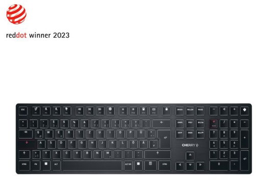 CHERRY KB MX ULTRA LOW PROFILE CORDLESS PE USB BLACK - UK - Keyboard - Main image