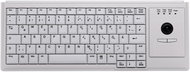 CHERRY INDUSTRY 4.0 COMPACT ULTRAFLAT TRACKBALL KEYBOARD PS2 LIGHT GRE - Keyboard