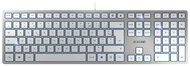 CHERRY CHERRY KC 6000 SLIM SILVER CORDED KEYBOARD USB - FR - Keyboard