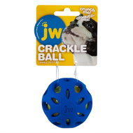 JW ball Crackle Heads Large mix of colours - Dog Toy