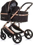 CHIPOLINO Combined pushchair Amore 2in1 Obsidian/Gold - Baby Buggy