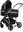 Pushchair Aura 2in1 Obsidian/Silver