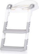 CHIPOLINO Kiddy Grey, with ladder - Children's toilet training seat
