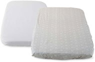 CHICCO crib sheet Next2Me 2 pcs - grey fox - Cot sheet