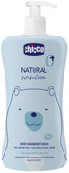 CHICCO Šampon na vlasy a tělo Natural Sensation s aloe a heřmánkem 500 ml, 0m+ - Dětský šampon