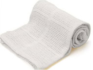 Kaptan Cotton cellular blanket 180 × 230cm, white - Blanket