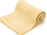 Kaptan Cotton cellular blanket 70 × 90cm, cream - Blanket