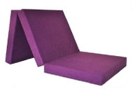 Kaptan Skládací pěnová matrace trojdílná, fialová 65 x 195 cm - Mattress