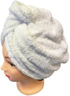 Kaptan Quick-drying terry hair turban, white - Turban