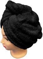 Kaptan Quick drying terry hair turban, black - Turban