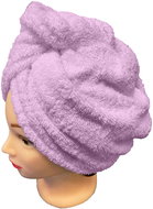 Kaptan Quick drying terry hair turban, purple lilac - Turban