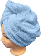 Kaptan Quick-drying terry hair turban, blue - Turban