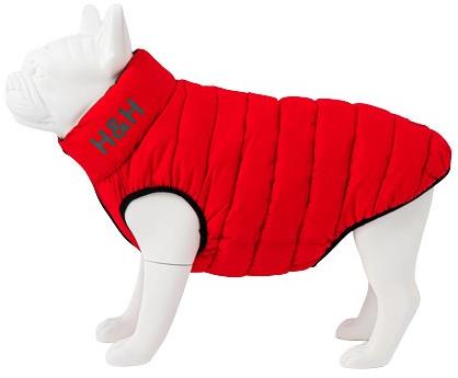 Hugo & Hudson Red & Navy reversible duvet S-30 - Dog Clothes - Main image