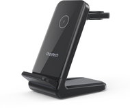 ChoeTech 15W 4-in-1 Wireless Charger stand for Apple watch and Samsung watch-BLACK - Charging Stand
