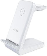 Charging Stand ChoeTech 15W 3 in 1 Wireless Charger stand, white - Nabíjecí stojánek