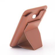 MagSafe tárca ChoeTech 2-in-1 Magnetic wallet card for new iPhone 12/13/14 dark brown - MagSafe peněženka