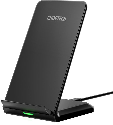 ChoeTech Wireless Fast Charger Stand 10W Black - Kabelloses Ladegerät - Hauptbild