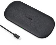 ChoeTech 5-Coils Dual Wireless Fast Charger Pad 10W Black - Bezdrátová nabíječka