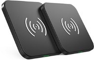 Choetech 2x Wireless Fast Charger 10W Black + 2x Cable 1,2m Pack - Wireless Charger