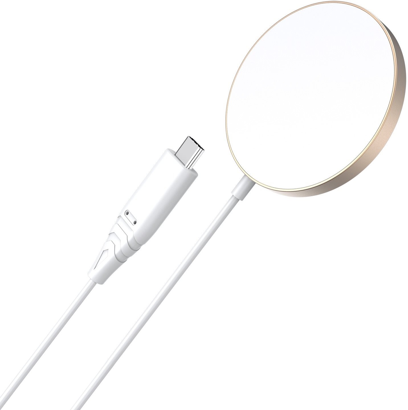 ChoeTech 15W Removable Wireless MagSafe Charger for iPhone12/13/14, gold