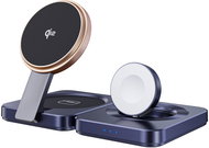 ChoeTech 15W QI2 Certified 3-in-1 Foldable Magnetic wireless charger blue - Wireless Charger