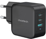 Choetech PD 100 W GaN 2× USB-C+USB-A Charger - Töltő adapter
