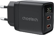 ChoeTech PD35W Dual Type-C GAN PD35W Wall Charger, black - Töltő adapter
