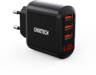 Choetech 5 V/3,4 A 3 USB-A digital wall charger - Nabíjačka do siete