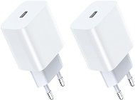 Choetech USB-C Charger for iPhone 20W (2pcs combo pack) - Töltő adapter