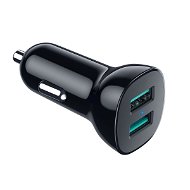 ChoeTech Quick 2x QC3.0 USB-A Car Charger Black - Nabíjačka do auta