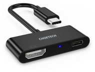 ChoeTech Type-C (USB-C) to Type-C + HDMI Adapter - Adapter