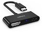 ChoeTech Type-C (USB-C) to Type-C + HDMI Adapter - Redukcia
