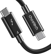 Choetech Thunderbolt 4 USB-C 40Gbps Cable 0.8m Black - Data Cable