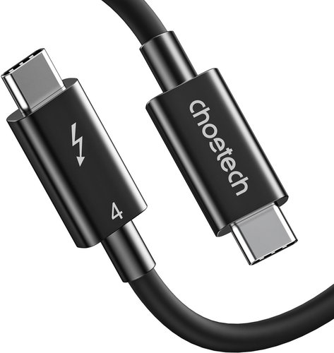 Choetech Thunderbolt 4 USB-C 40Gbps Cable 0.8m Black - Datenkabel - Hauptbild