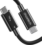 Datenkabel Choetech Thunderbolt 4 USB-C 40Gbps Cable 0.8m Black - Datový kabel