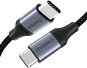 ChoeTech USB-C PD 60W Nylon Cable, 1.2m - Datový kabel