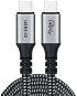 ChoeTech USB-C PD 240W 8K@60Hz Nylon Cable, 1.2m - Adatkábel