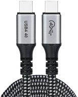 ChoeTech USB-C PD 240W 8K@60Hz Nylon Cable, 1,2 m - Dátový kábel