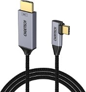 ChoeTech USB-C to HDMI 90° Thunderbolt 3 Compatible 4K@60Hz Cable, 1.8m - Videokábel