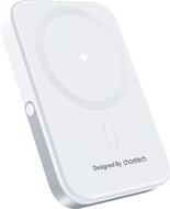 ChoeTech PD20W 5000mAh Magnetic Power Bank with holder white - Power Bank