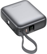 ChoeTech Mini 35W 10000mAh Power Bank with USB-C input/output Cable grey - Power Bank