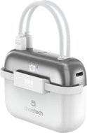 Choetech Mini Bag Digital 10000mAh PD30W Power Bank
with Type-c+L cable Out for Ipad/iphone white - Power Bank