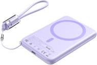 ChoeTech CCC Certified 5000mAh Ultra Thin Magnetic Power Bank Purple - Power Bank