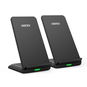 ChoeTech 10W 2-coils Wireless Charger Stand 2db - Vezeték nélküli töltő