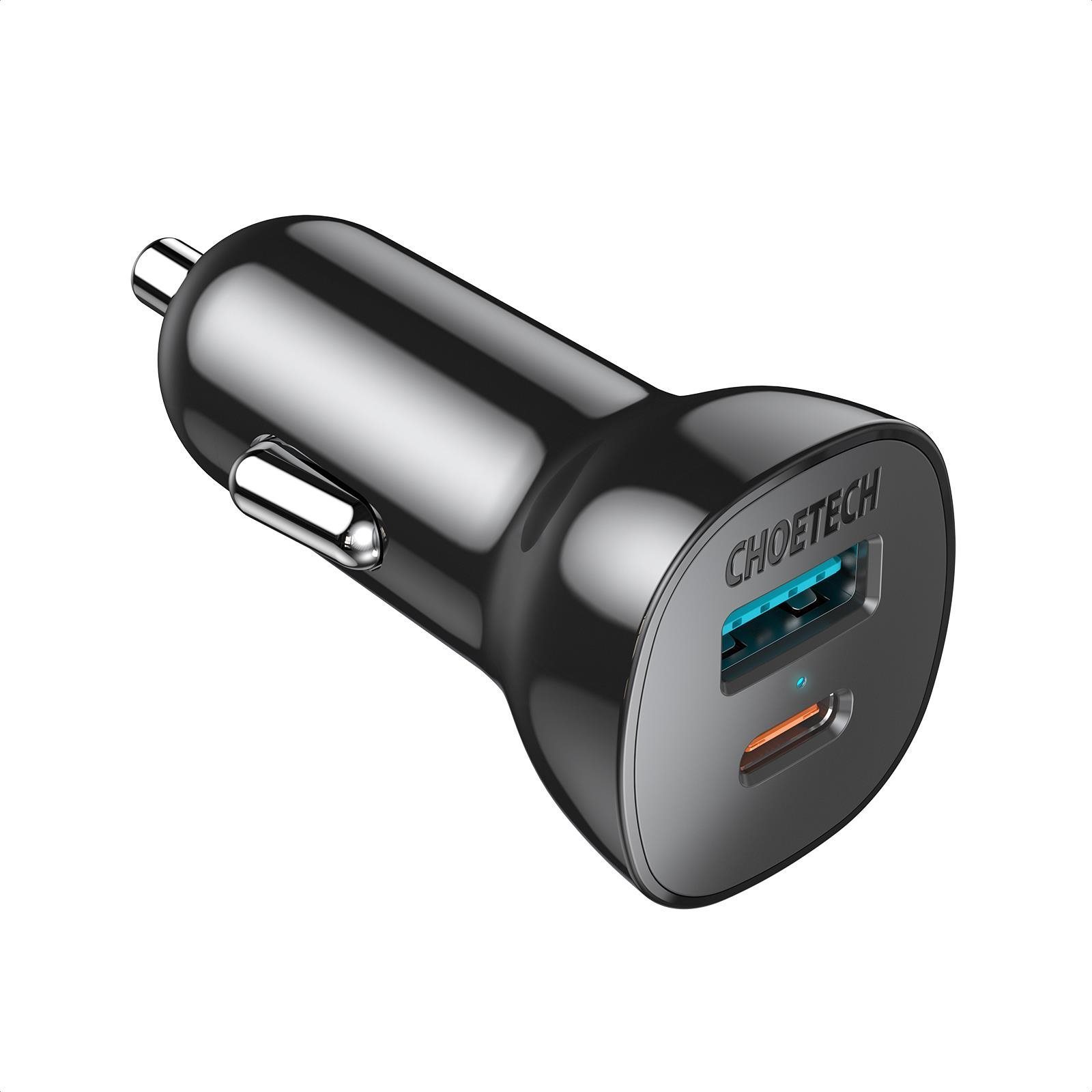 Choetech PD20W + QC18W 38W Dual Ports Car Charger