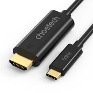 Videokabel Choetech USB-C to HDMI 4K PVC 1.8M Cable black - Video kabel