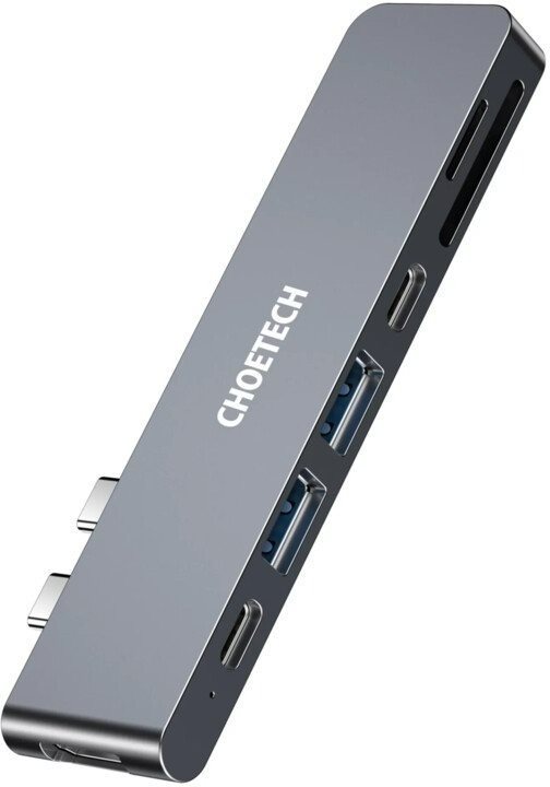 CHOETECH 7-In-2 USB-C Multiport Adapter